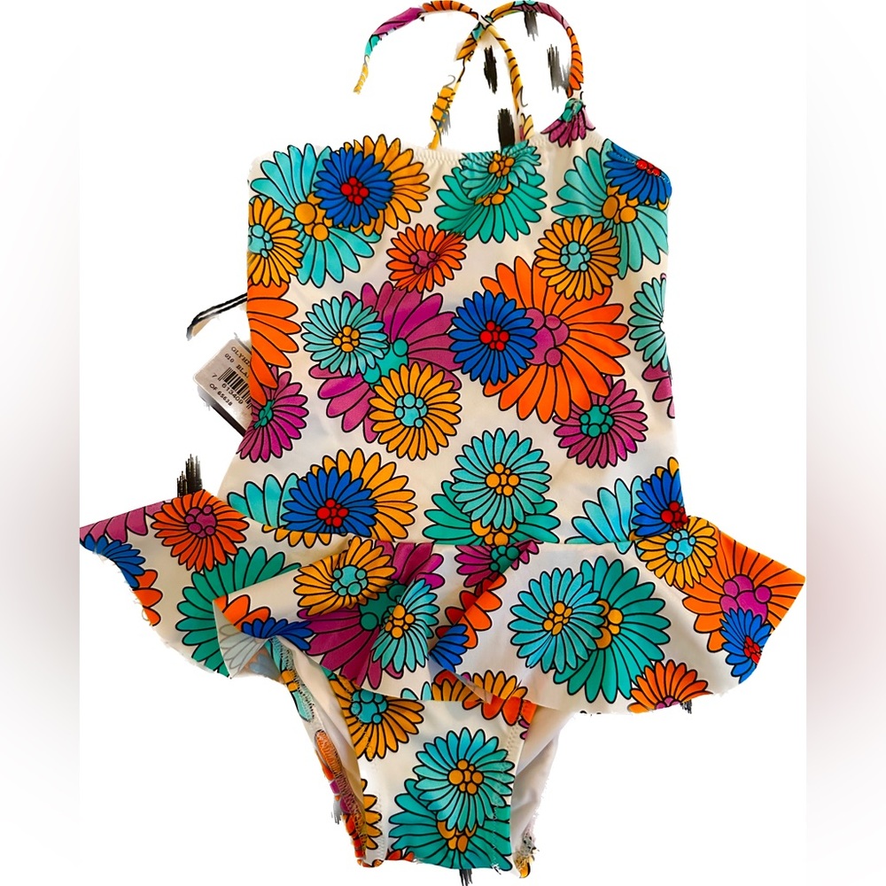 Girls swimsuit - Marguerites - size 2